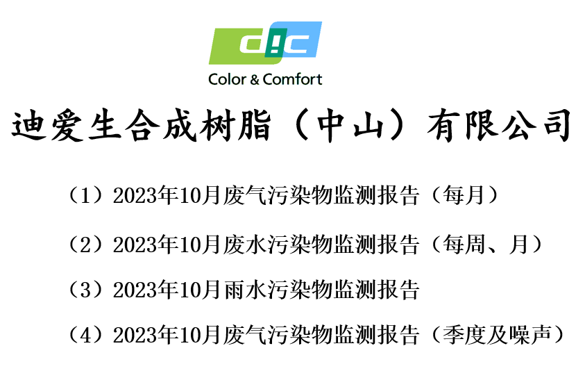 2023年10月份廢氣、廢水、雨水監(jiān)測報告公告